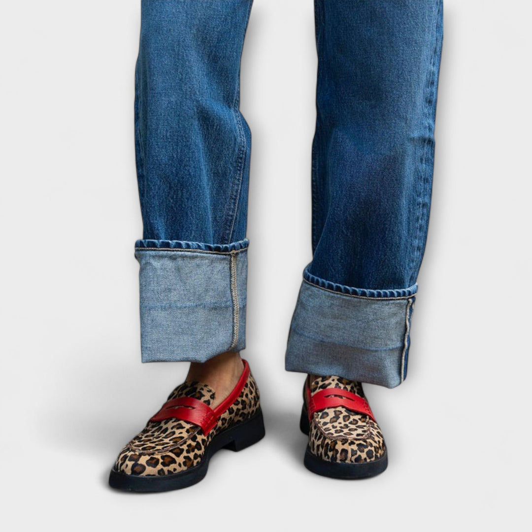 Samantha | Leopard print and round toe
