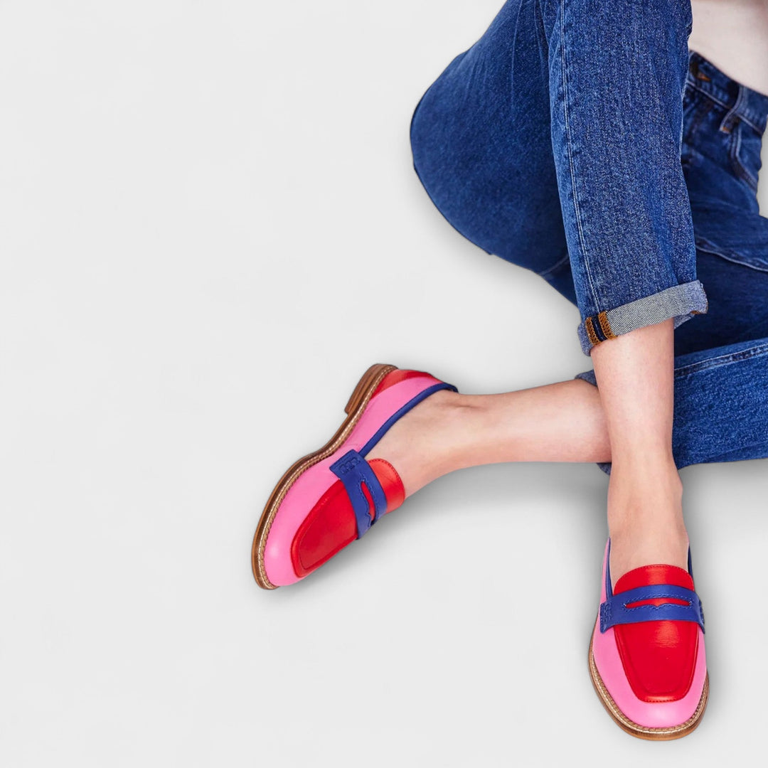 Samantha | Buntes Patchwork with Rounded-Spitze