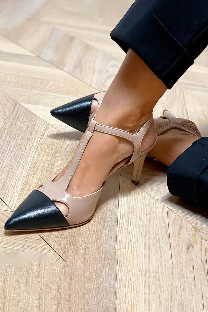 Evrardine | Two-Tone Pointed Toe Dress Shoe