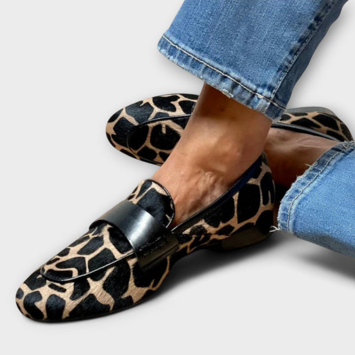 Léonie™ | Leopard Loafers