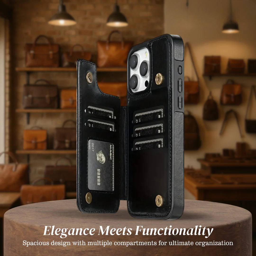 Harrison | RFID Blocking Magnetic Wallet Flip Phone Case (BUY 1 GET 1 FREE)