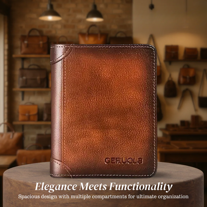 Slim RFID Leather Wallet (Checkout Offer) (BUY 1 GET 1 FREE)