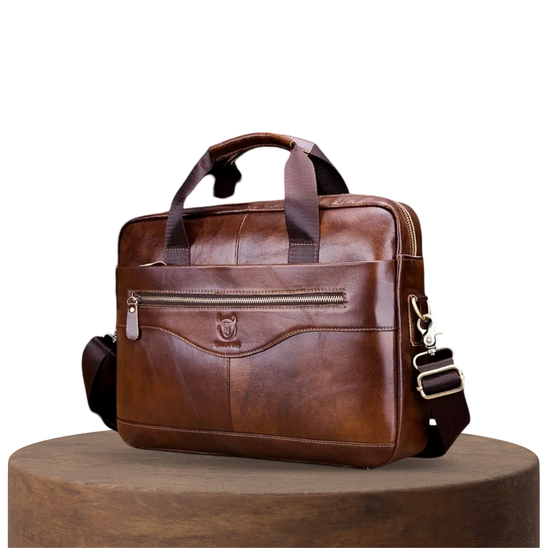 Anthony | Modern Leather Briefcase | Crossbody Bag