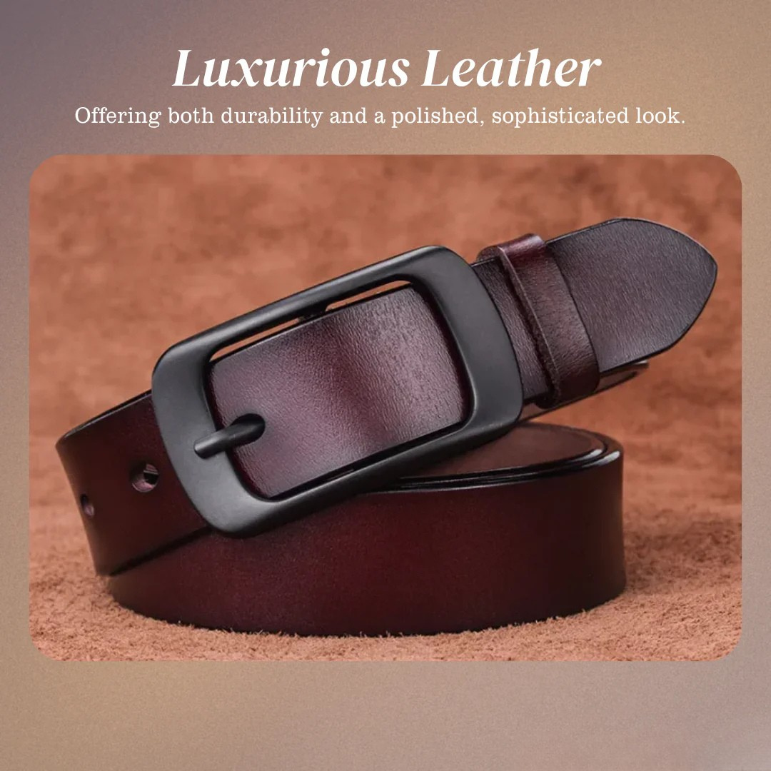 Milan | Everyday Belt with Square Alloy Buckle (BUY 1 GET 1 FREE)