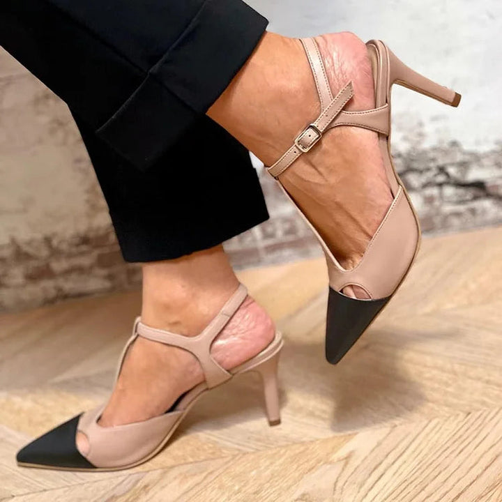 Evrardine | Two-Tone Pointed Toe Dress Shoe