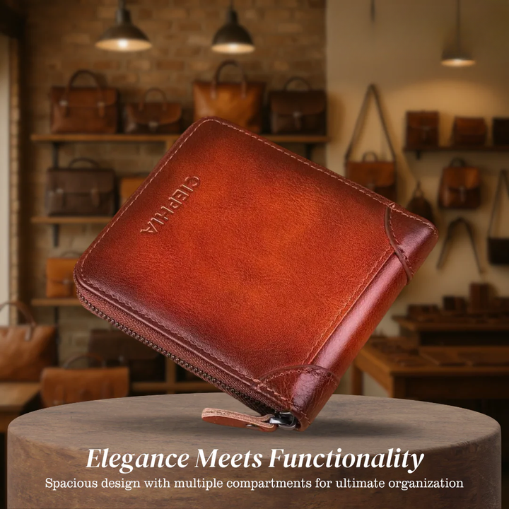 Jefrey | Vintage Bifold RFID Leather Wallet