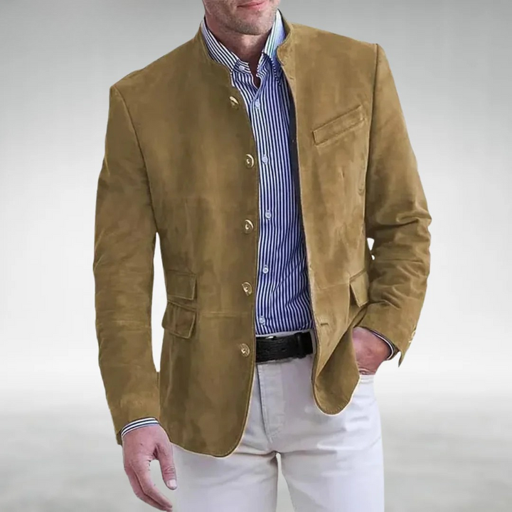 Leonardo – Timeless Elegance Suede Jacket
