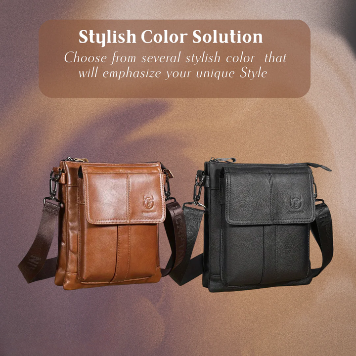 Colton | Slim Leather Crossbody with Flap Pocket Design (BUY 1 GET 1 FREE)
