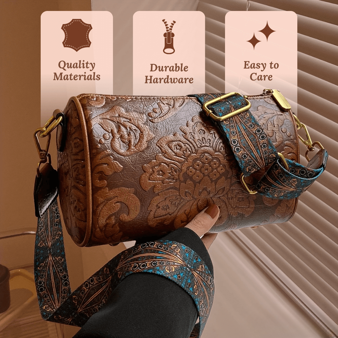 Linda’s Vintage Barrel Charm | Crossbody Bag