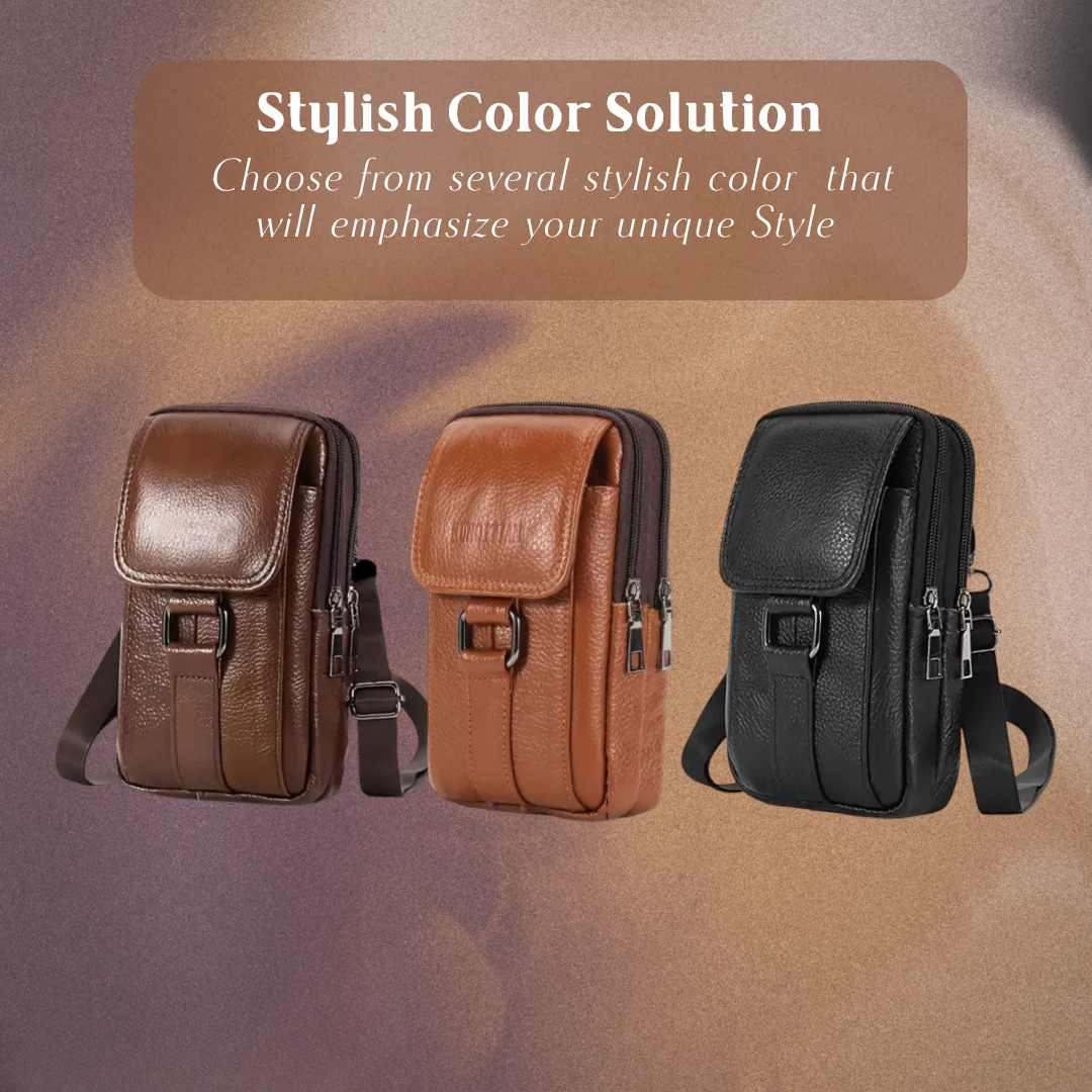 Frank | Belt Phone Pouch Zippered Wallet Case