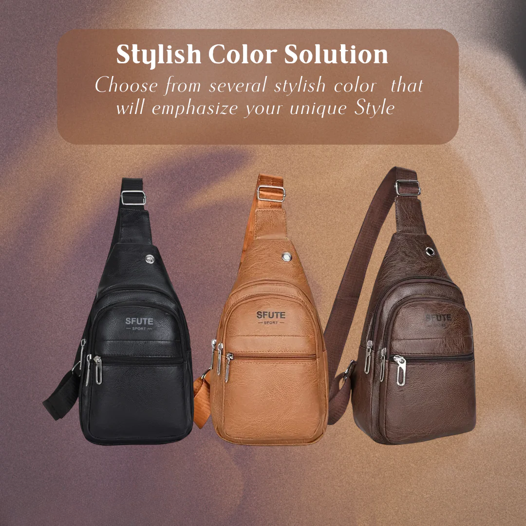 Joren | Compact Sling Bag with Multi-Zip Storage