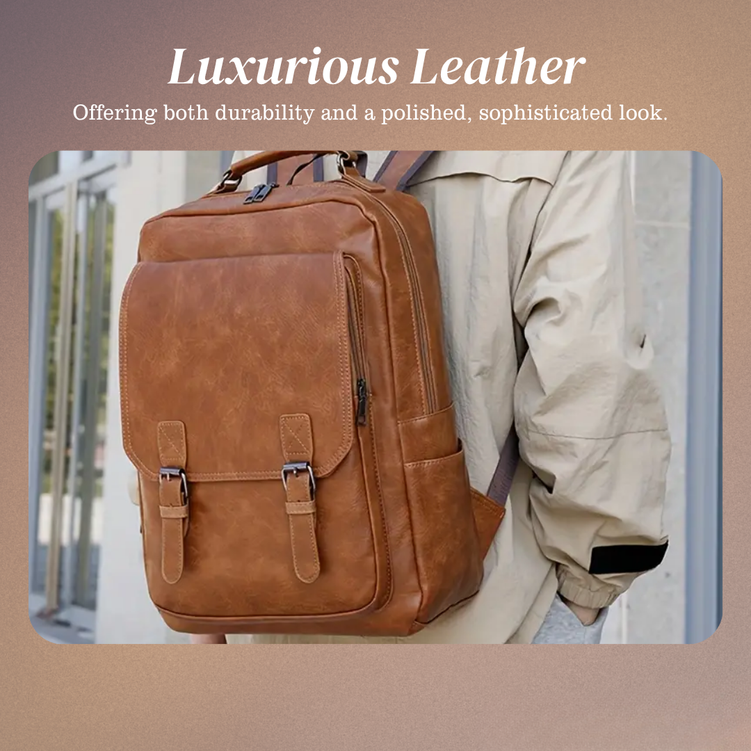Theo | Premium Leather Backpack (BUY 1 GET 1 FREE)
