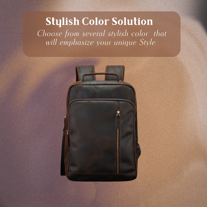 Josh | Men's Leather Professional Laptop | Backpack