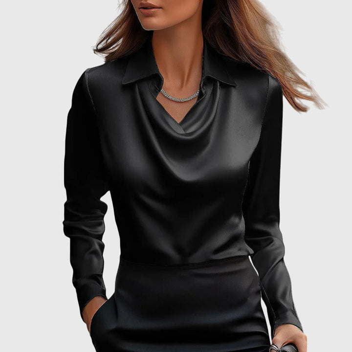 Brooklyn | Elegant Blouse in Shiny Satin