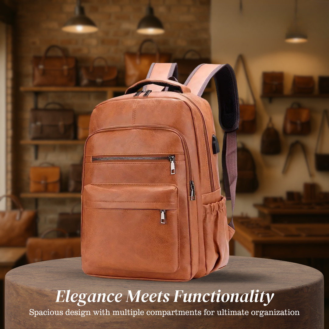 Theo | Premium Leather Backpack (BUY 1 GET 1 FREE)