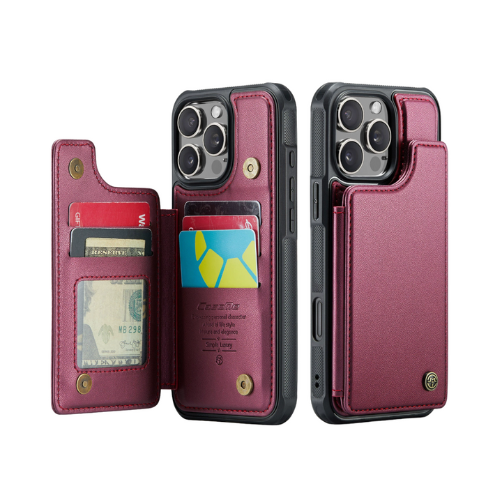 Harrison | RFID Blocking Magnetic Wallet Flip Phone Case (BUY 1 GET 1 FREE)