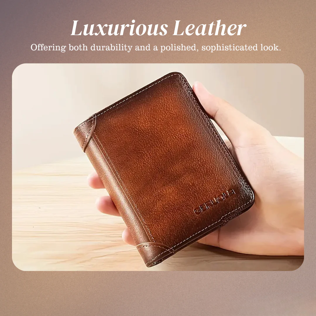 Ben | Slim RFID Leather Wallet for Men (BUY 1 GET 1 FREE)