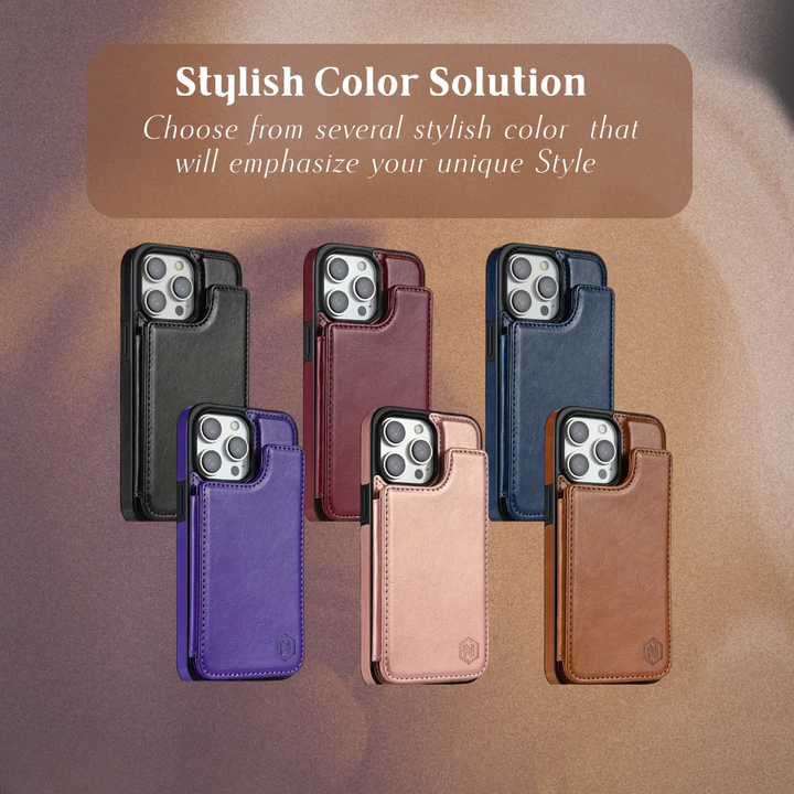 Harrison | RFID Blocking Magnetic Wallet Flip Phone Case (BUY 1 GET 1 FREE)