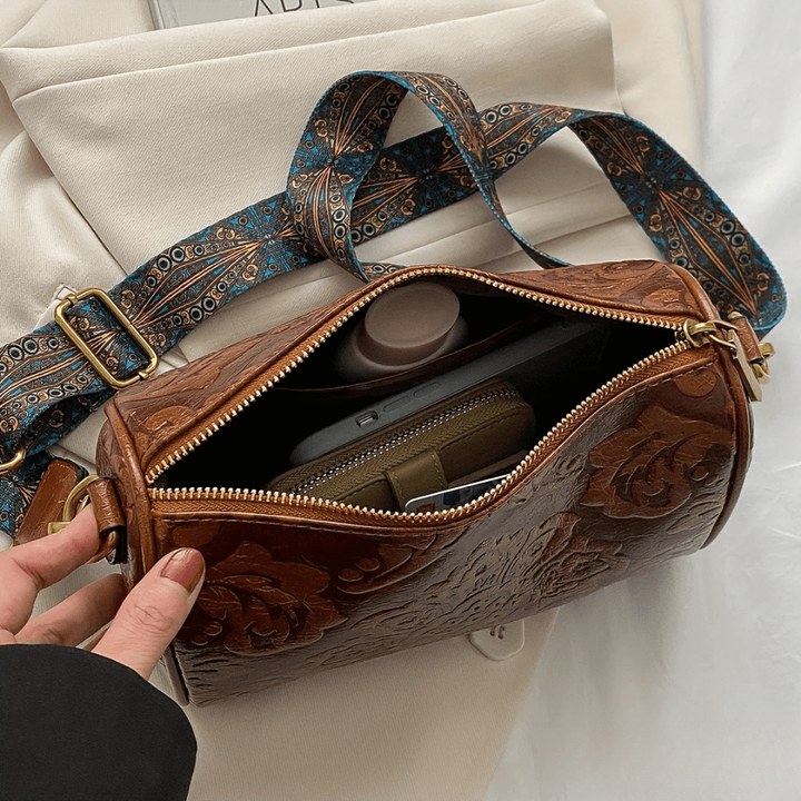 Linda’s Vintage Barrel Charm | Crossbody Bag