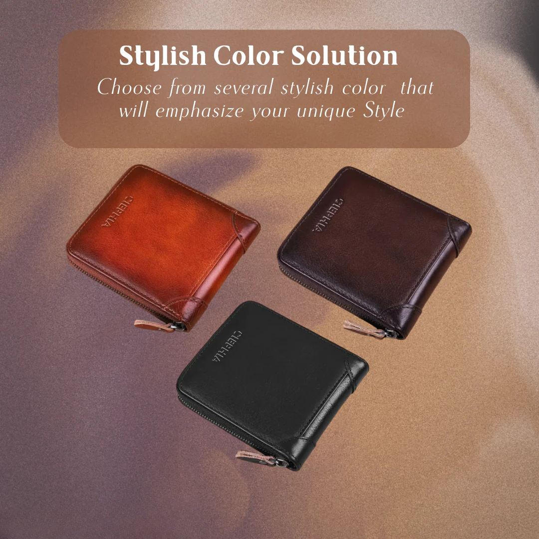 Jefrey | Vintage Bifold RFID Leather Wallet