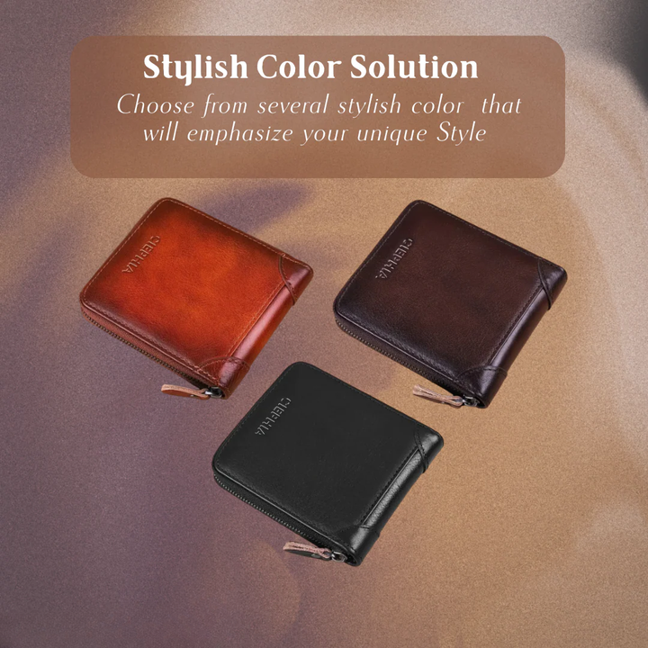 Jefrey | Vintage Bifold RFID Leather Wallet