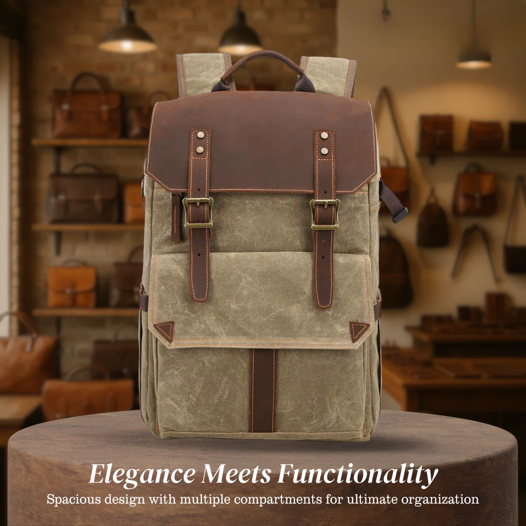Jeko | Customizable Canvas Camera Backpack