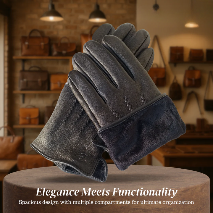 Henry | Deer Pattern Goatskin Winter Gloves for Men (BUY 1 GET 1 FREE)