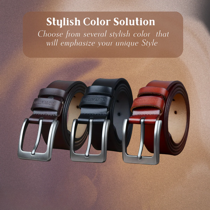 Noah | Vintage Belt with Square Pin Buckle (BUY 1 GET 1 FREE)