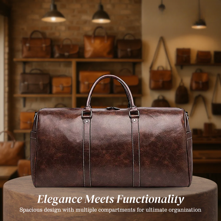Lennox | Leather Weekender Travel Bag