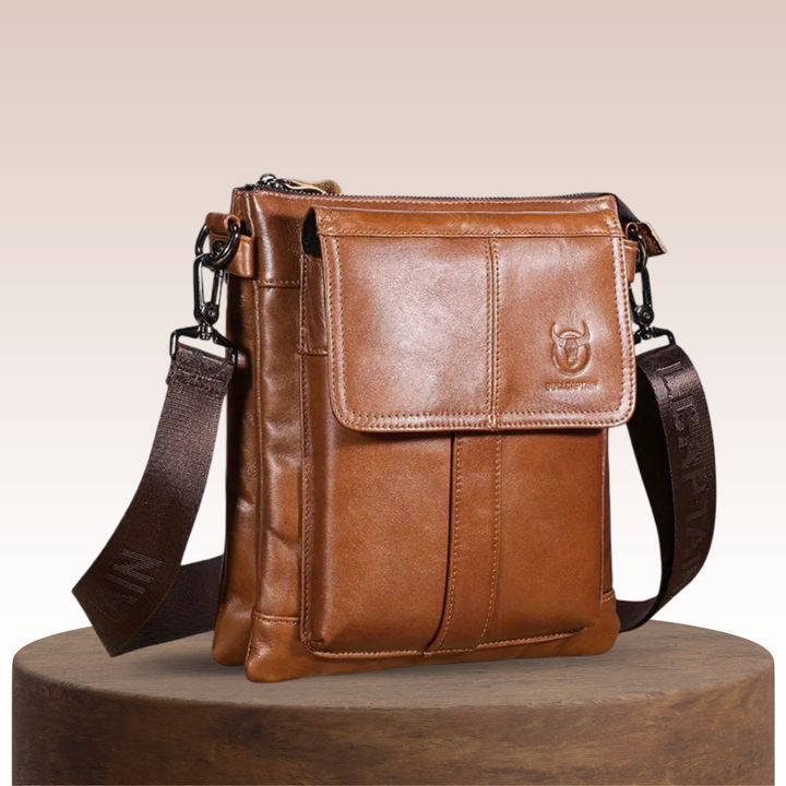 Colton | Slim Leather Crossbody with Flap Pocket Design (BUY 1 GET 1 FREE)