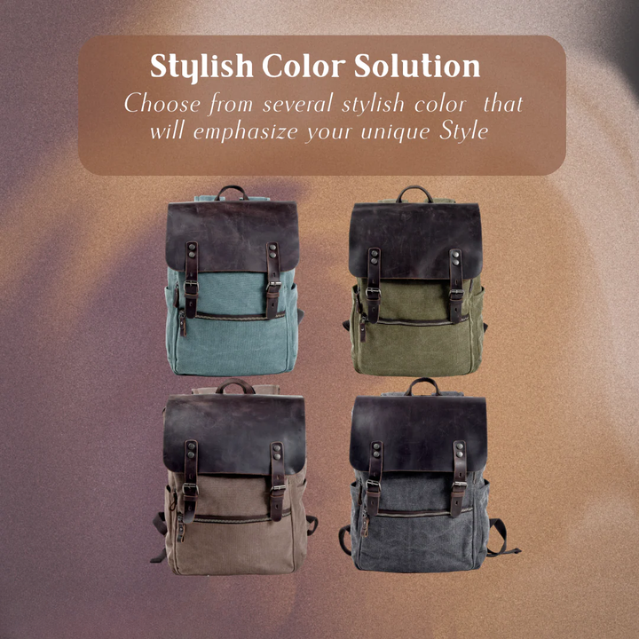 Carter | Urban Canvas Backpack