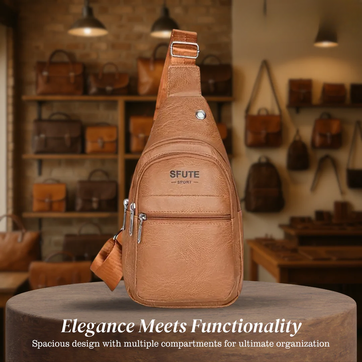 Joren | Compact Sling Bag with Multi-Zip Storage