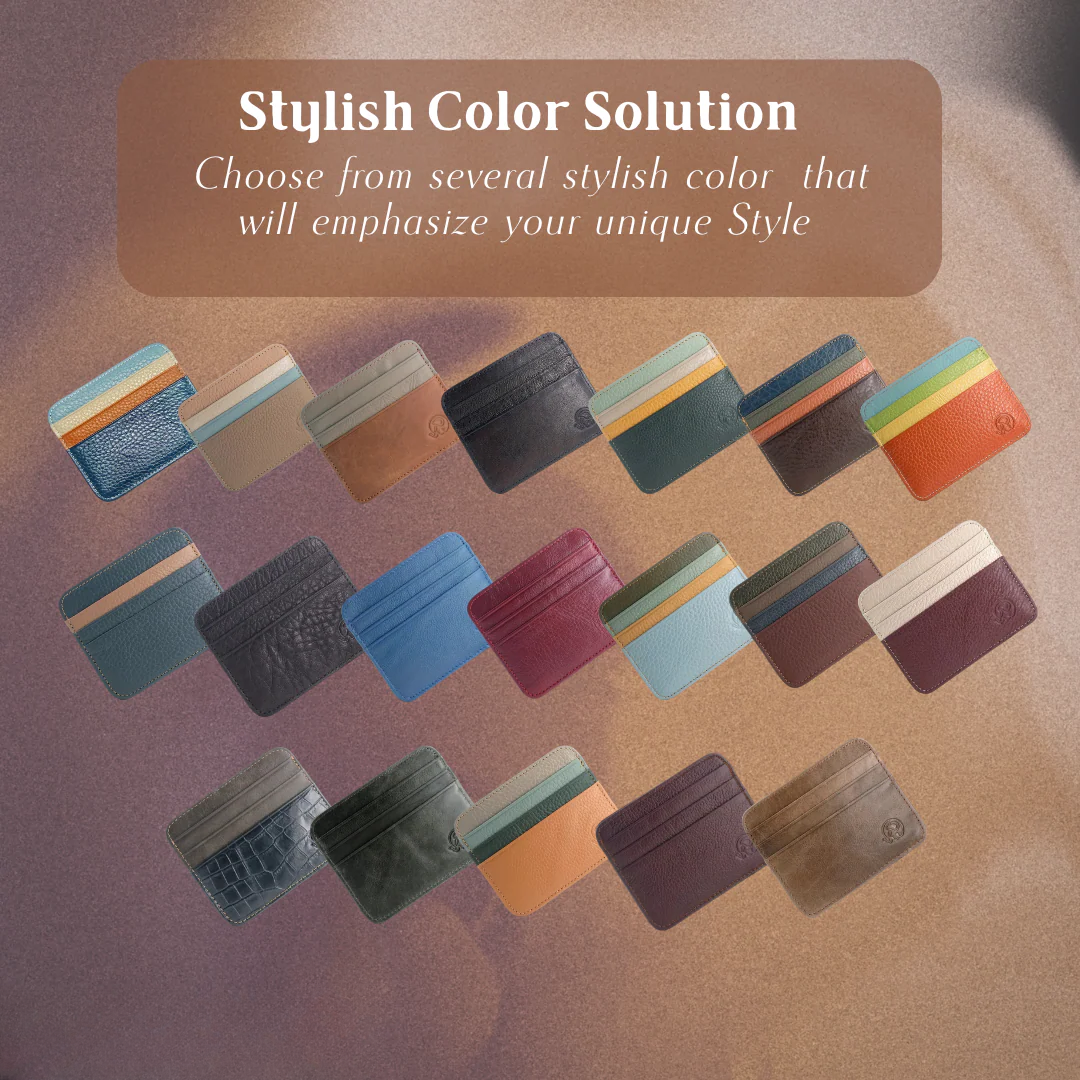 Grayson | Genuine Leather Slim Card Wallet (BUY 1 GET 1 FREE)