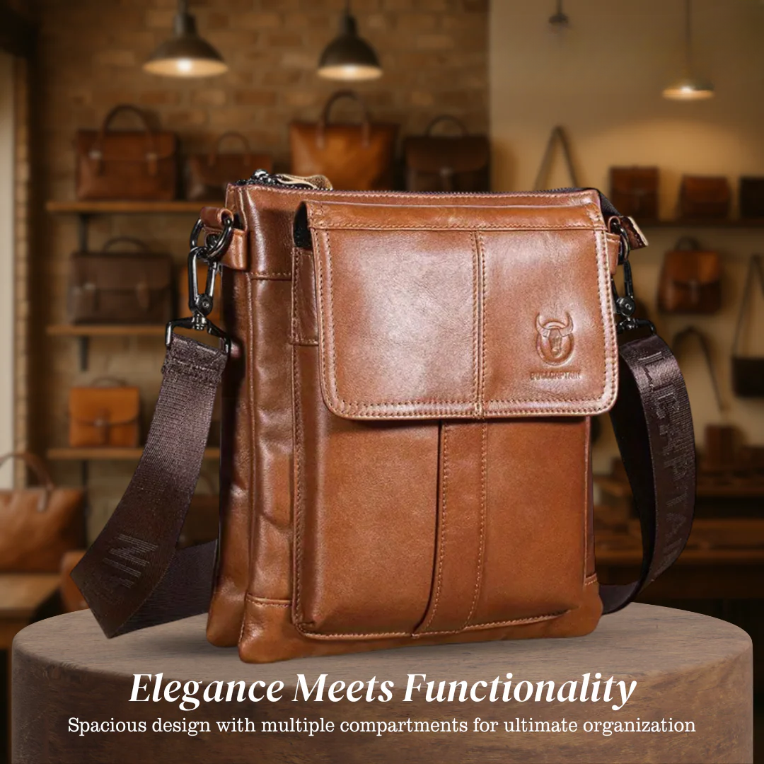 Colton | Slim Leather Crossbody with Flap Pocket Design (BUY 1 GET 1 FREE)