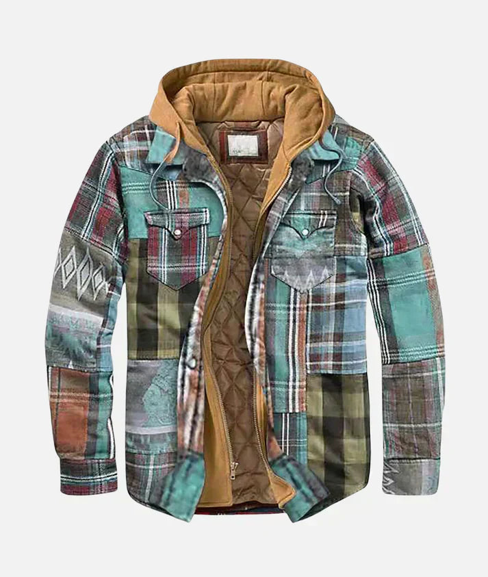 Leo | Patchwork Check Jacket