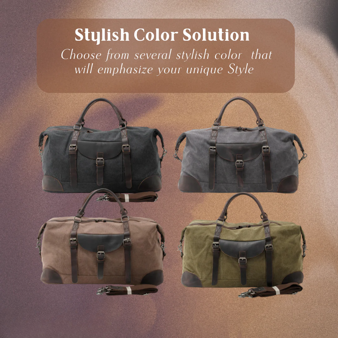 Francis | Vintage Rugged Leather | Duffel Bag