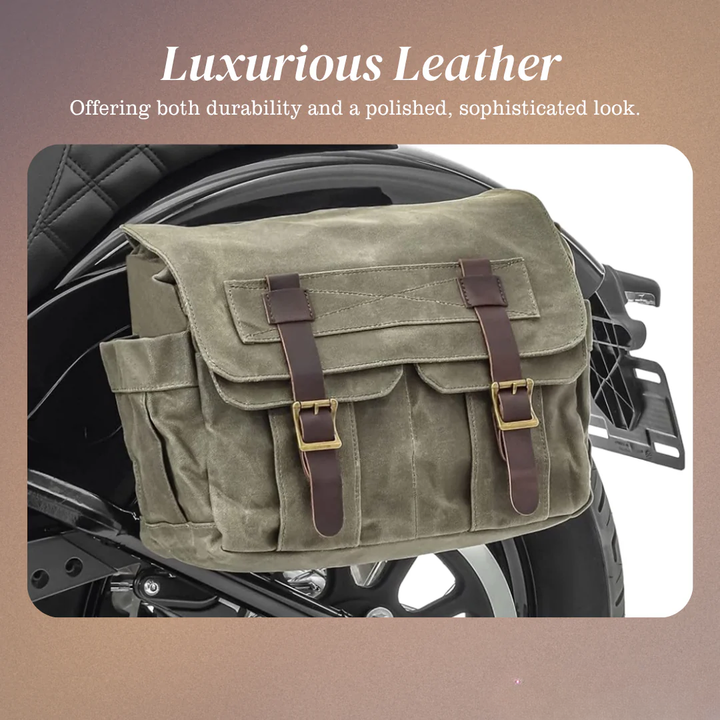 Lester | Retro Textured Canvas Leather | Shoulder Bag