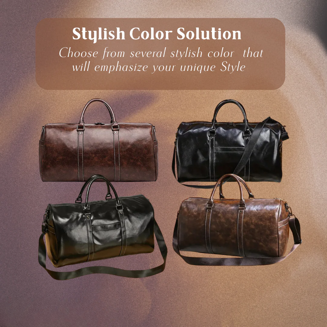 Lennox | Leather Weekender Travel Bag