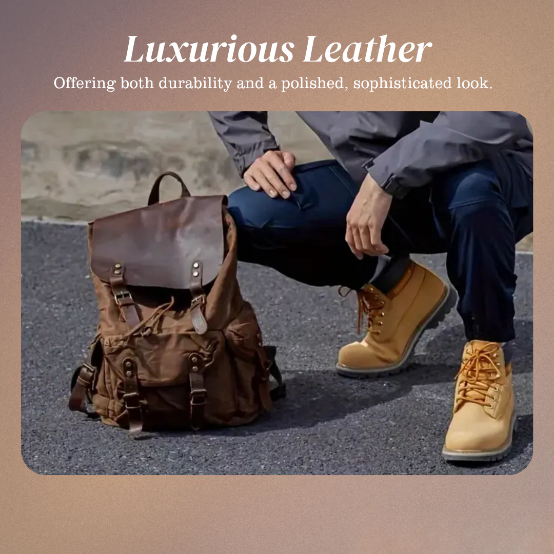 Crosby | Waterproof Retro Canvas Laptop Backpack