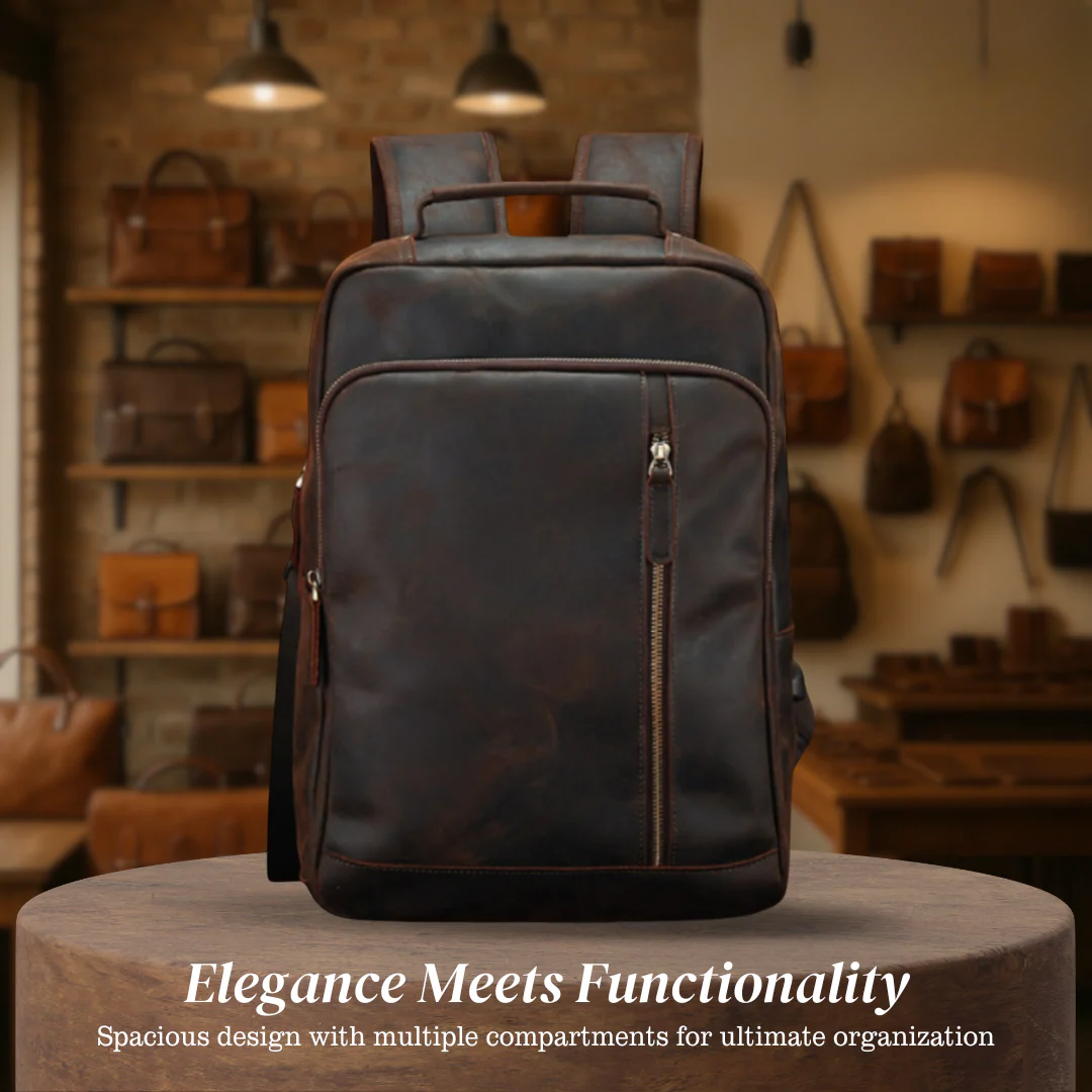 Josh | Men's Leather Professional Laptop | Backpack