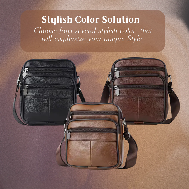 Griffin | Leather Business Crossbody Bag for Men