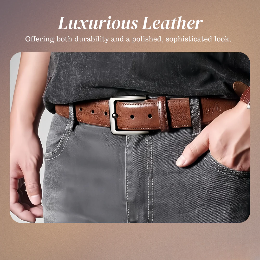 Logan  Belt with Classic Buckle