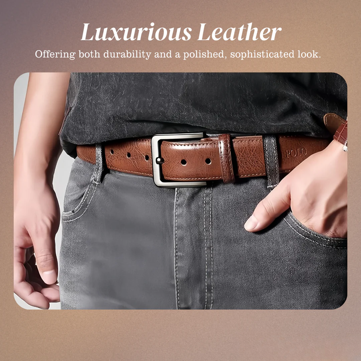 Logan  Belt with Classic Buckle