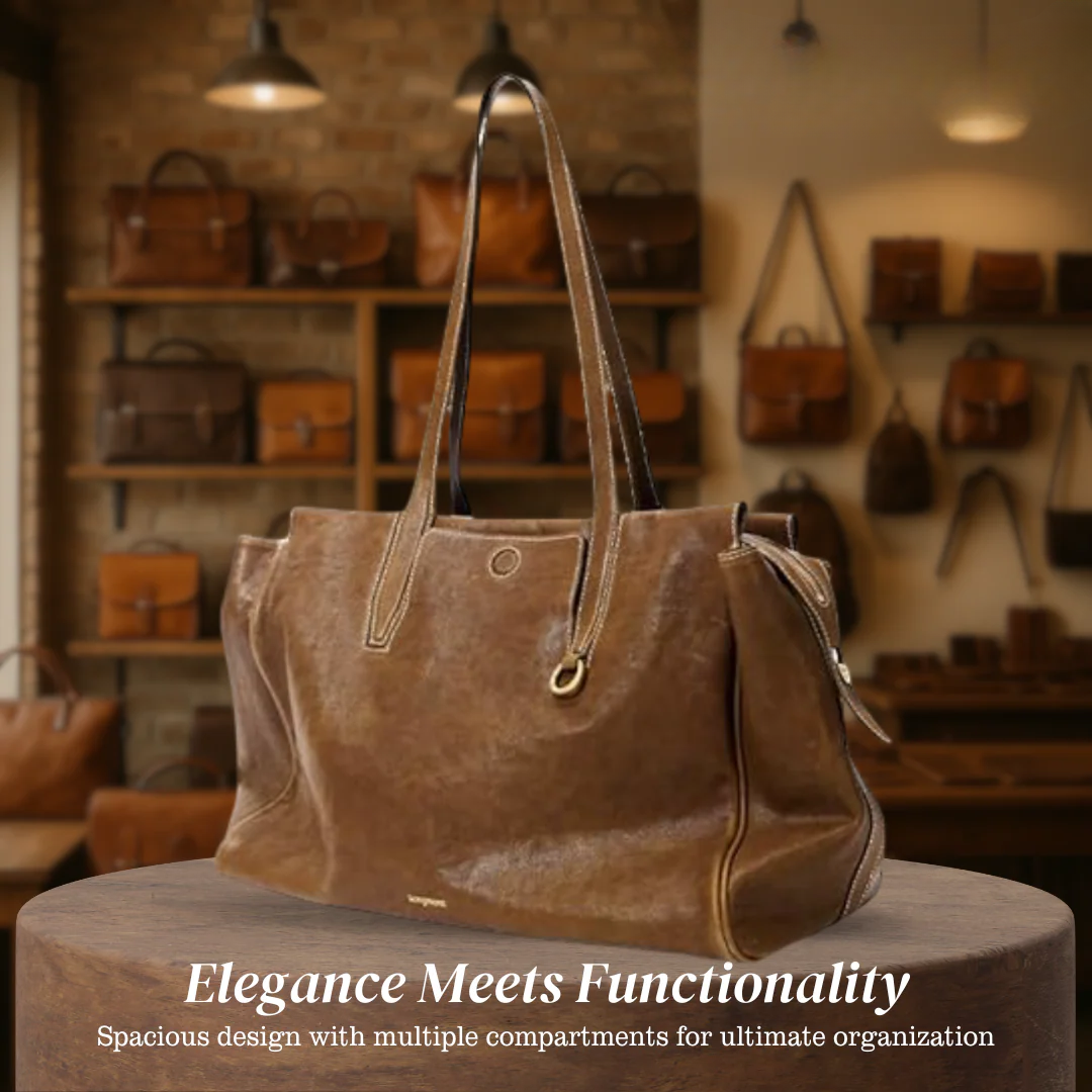 Donald | Elegant Functional Leather | Tote Bag
