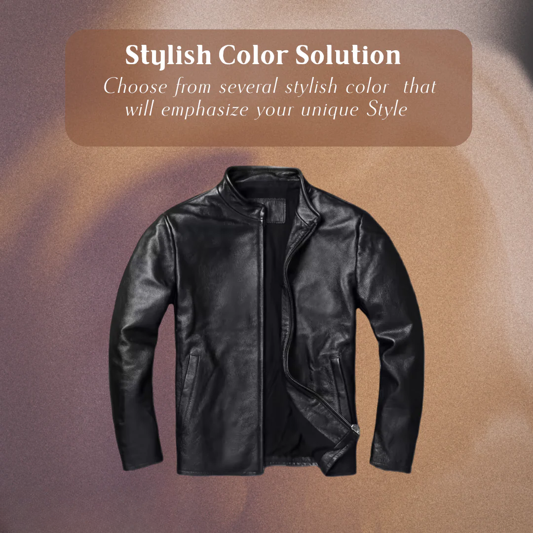 Maximilian | Classic Men’s Leather Motorcycle Jacket