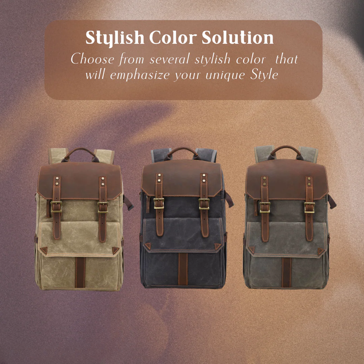 Jeko | Customizable Canvas Camera Backpack