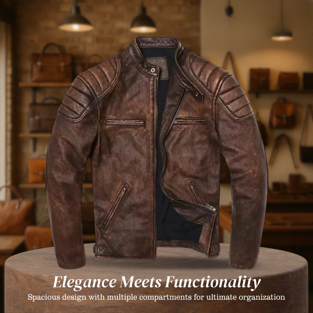 Alexander | Vintage Racer Leather Jacket