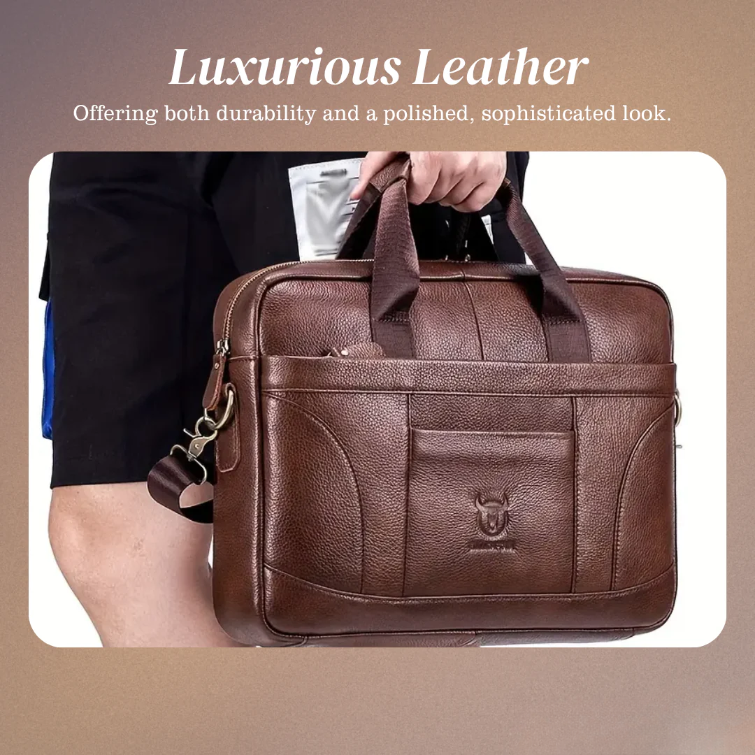 Harrison | Executive Leather Briefcase for Work & Travel