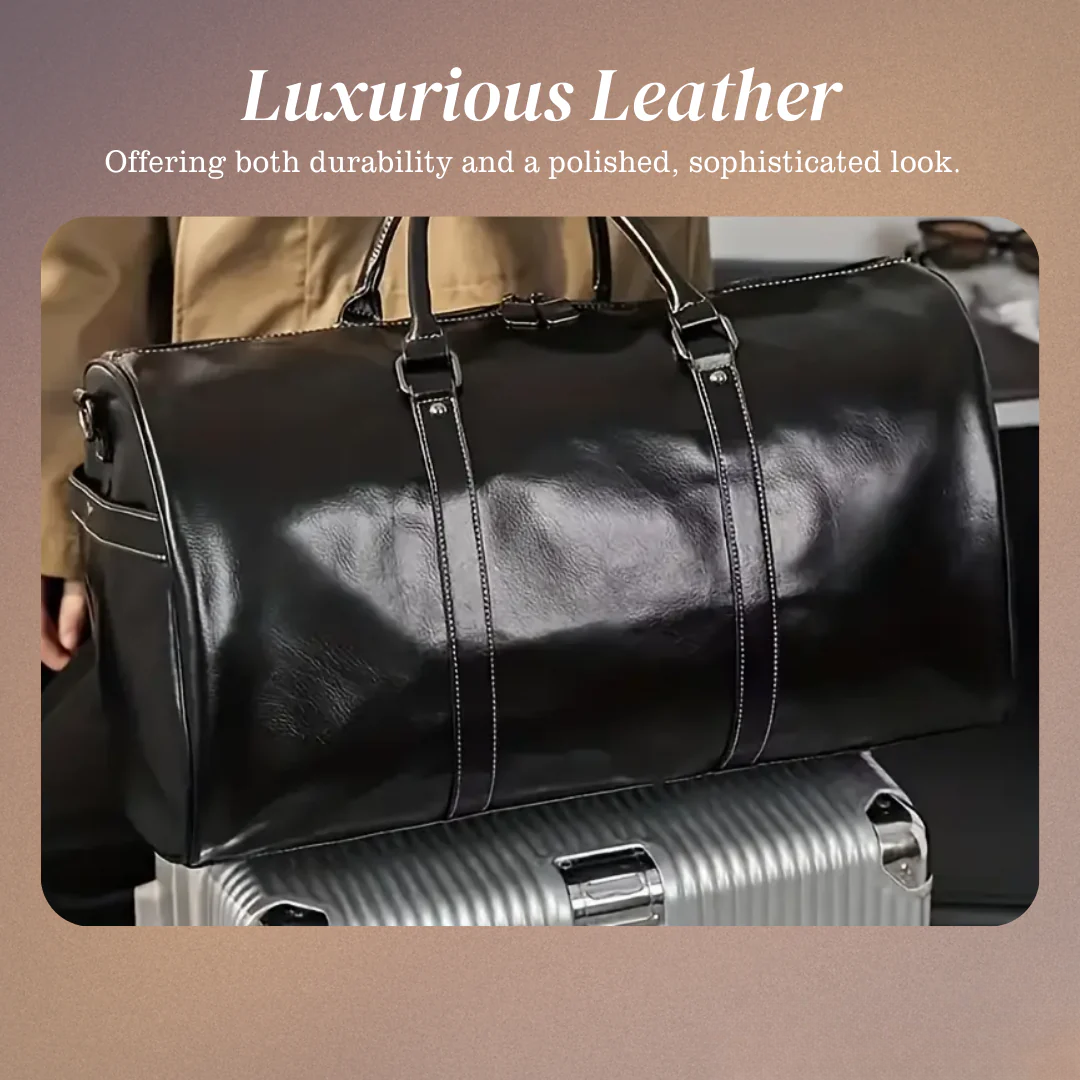 Lennox | Leather Weekender Travel Bag