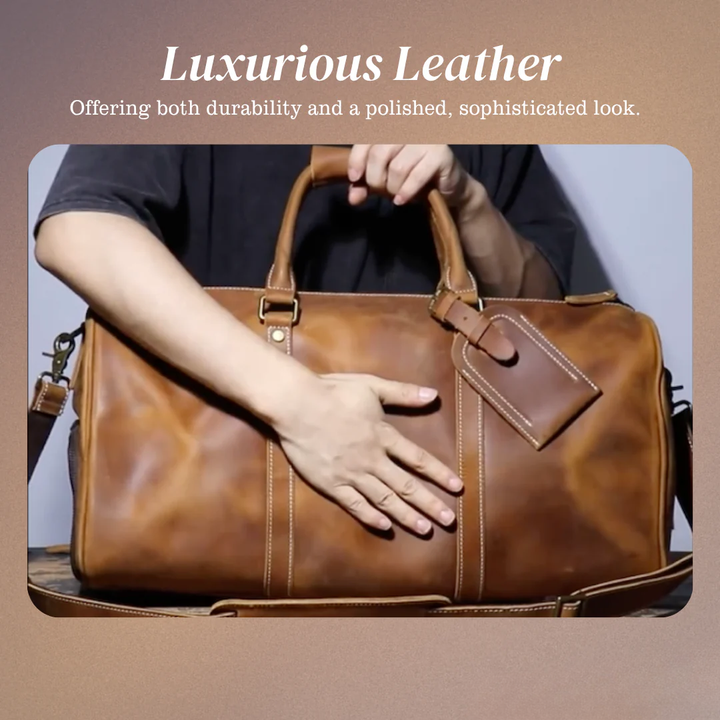 Easton | Full-Grain Leather Duffel for Travel and Weekends